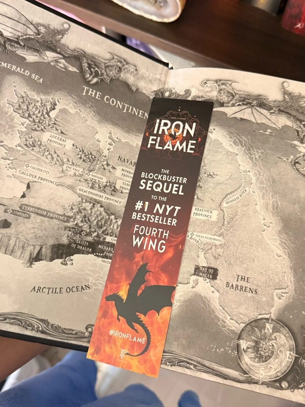 Iron Flame Barnes & Nobles Signed Edition Hardcover